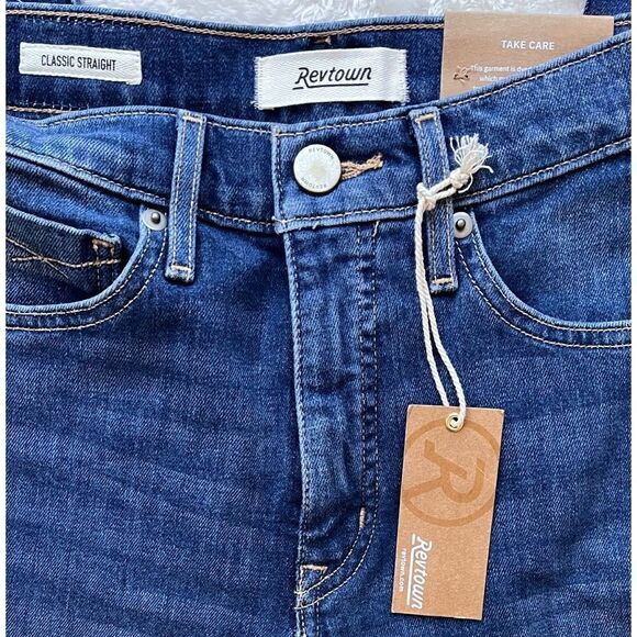 NWT Revtown Classic Straight in Everyday Indigo, Size 24R - Picture 5 of 11